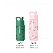 Summit Kids Water Bottle with Straw Lid