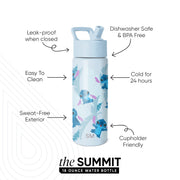 Summit Kids Water Bottle with Straw Lid