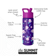 Summit Kids Water Bottle with Straw Lid